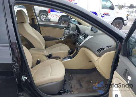 2012 Hyundai Accent Gls z USA, uszkodzony, nr VIN KMHCU4AE8CU136999